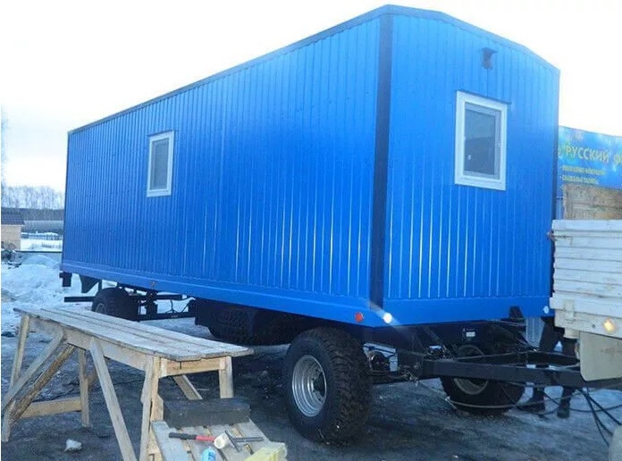 Жилой вагон-дом на шасси БВ-20 3х3