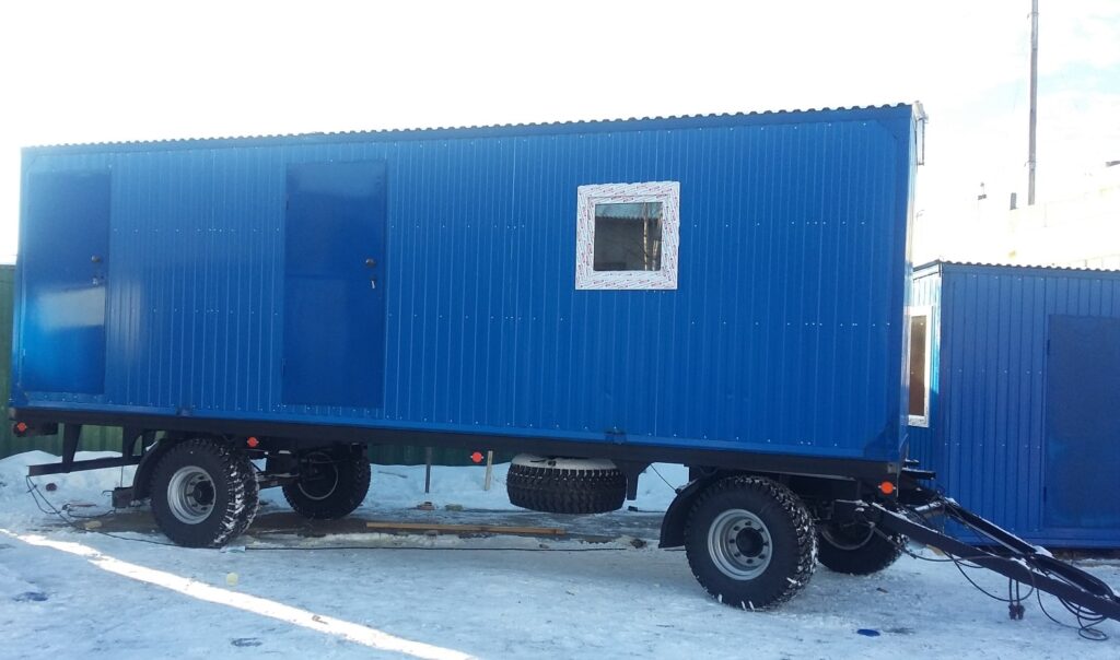 Жилой вагон-дом на шасси БВ-20 3х3